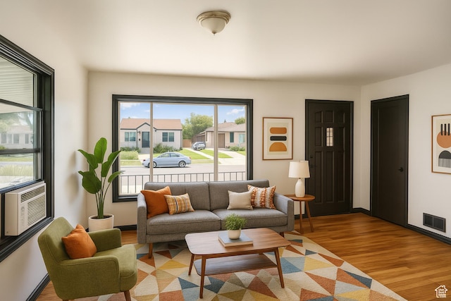 8646 W Florence Dr, Magna, UT 84044 - living room with light wood-type flooring and cooling unit