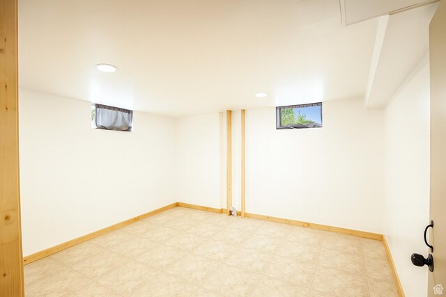 8646 W Florence Dr, Magna, UT 84044 - below grade area with recessed lighting and light flooring