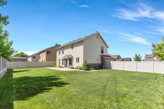52 N 1100 W, Springville, UT 84663 - rear view of property with a fenced backyard and a patio