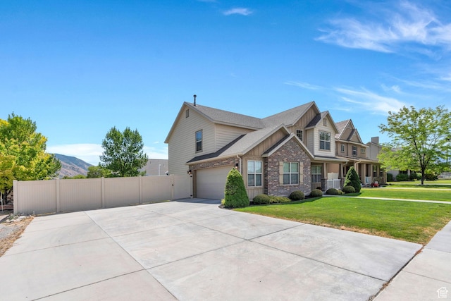 52 N 1100 W, Springville, UT 84663 - view of property exterior featuring concrete driveway, a garage, and brick siding