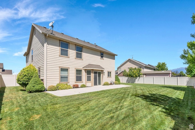 52 N 1100 W, Springville, UT 84663 - back of property with a patio and a fenced backyard