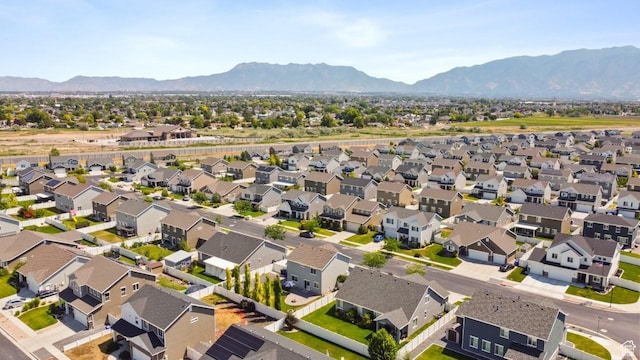 3634 S Creek Side Ln, Syracuse, UT 84075 - aerial view of residential area featuring mountains