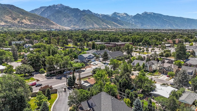 5726 S Highland Dr E, Holladay, UT 84121 - aerial perspective of suburban area featuring a mountain backdrop