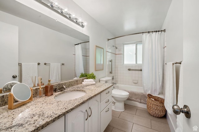 5726 S Highland Dr E, Holladay, UT 84121 - full bathroom with vanity and shower / bath combination with curtain