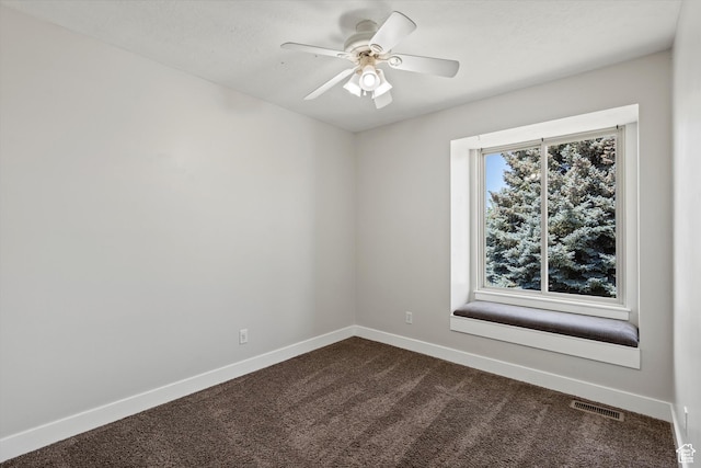 224 E 1950 S, Clearfield, UT 84015 - unfurnished room featuring dark carpet and ceiling fan