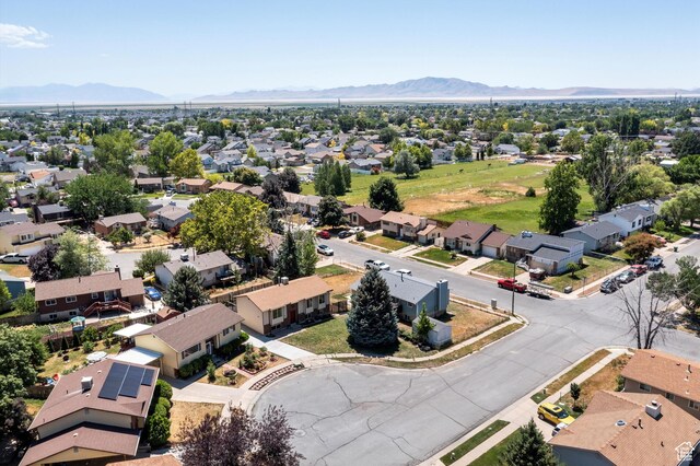 224 E 1950 S, Clearfield, UT 84015 - aerial view of residential area featuring a mountain backdrop