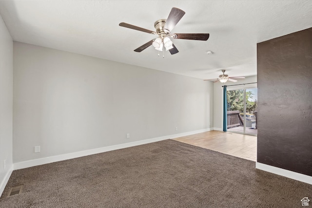 224 E 1950 S, Clearfield, UT 84015 - carpeted spare room featuring ceiling fan and baseboards