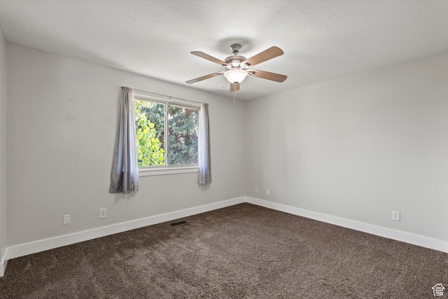 224 E 1950 S, Clearfield, UT 84015 - unfurnished room featuring dark colored carpet and ceiling fan