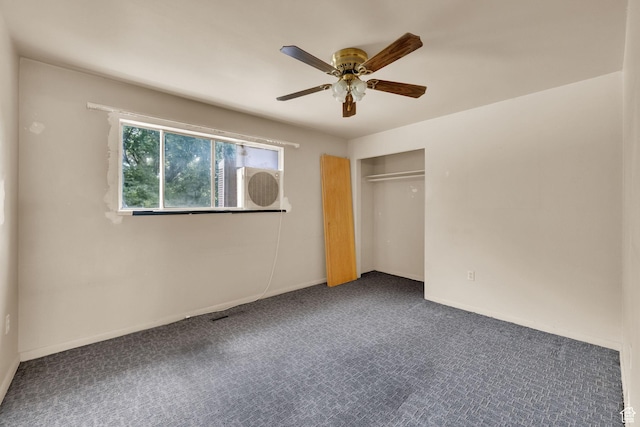 640 E 300 N, Pleasant Grove, UT 84062 - unfurnished bedroom featuring carpet flooring, a closet, ceiling fan, and cooling unit
