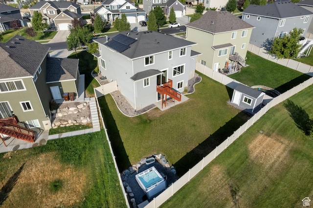 7672 N Evans Ranch Dr E, Eagle Mountain, UT 84005 - aerial view of residential area