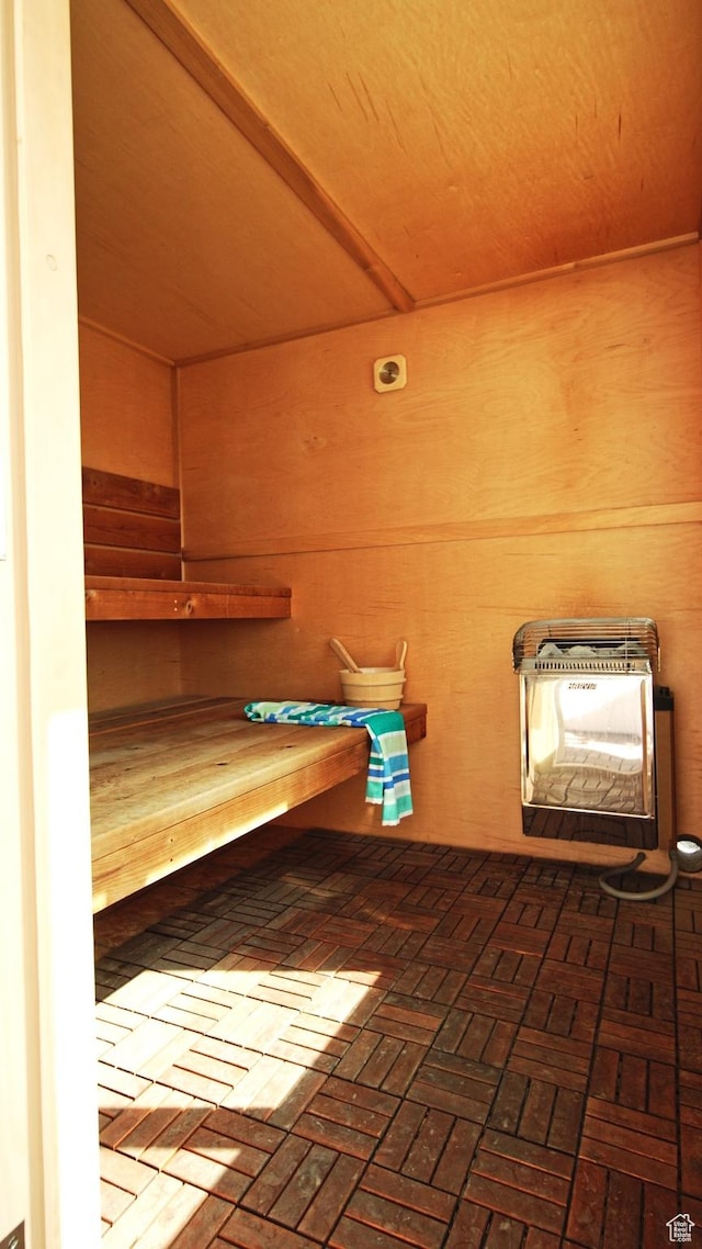 7672 N Evans Ranch Dr E, Eagle Mountain, UT 84005 - sauna / steam room with brick flooring