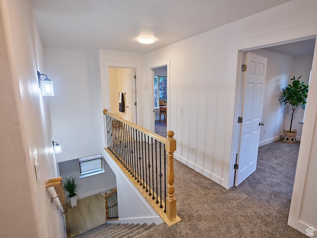 257 N 900 W, Provo, UT 84601 - hall featuring an upstairs landing and carpet flooring