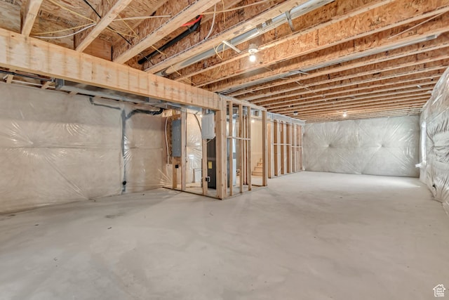2123 N Wallflower Dr, Saratoga Springs, UT 84045 - unfinished basement with electric panel