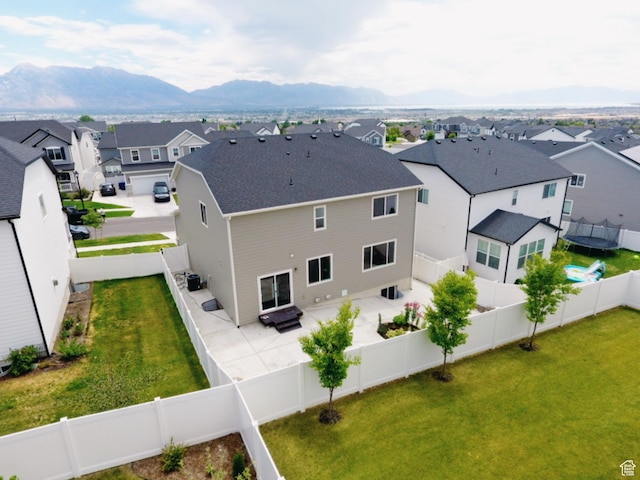 2123 N Wallflower Dr, Saratoga Springs, UT 84045 - aerial view of residential area featuring mountains