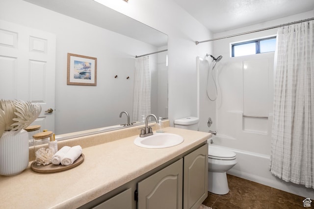 1655 Maplewood Way, St George, UT 84790 - bathroom featuring vanity and shower / bathtub combination with curtain