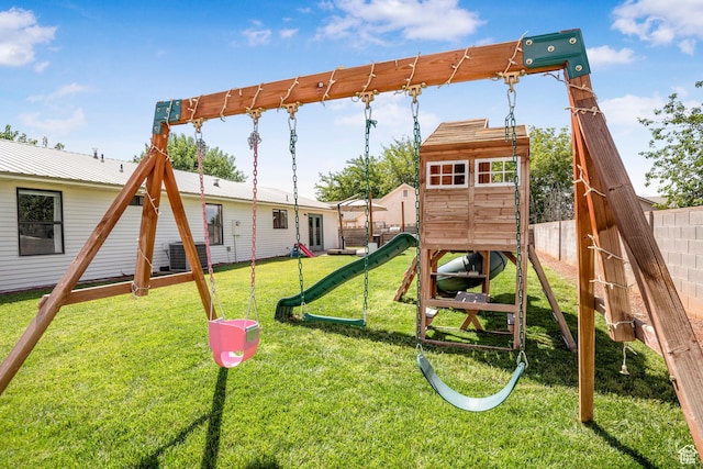 1655 Maplewood Way, St George, UT 84790 - view of playground featuring a fenced backyard