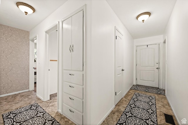 1770 E Vine St S, Salt Lake City, UT 84121 - hall featuring baseboards and wallpapered walls