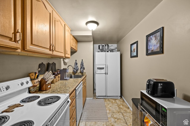 1770 E Vine St S, Salt Lake City, UT 84121 - kitchen featuring white appliances and a sink