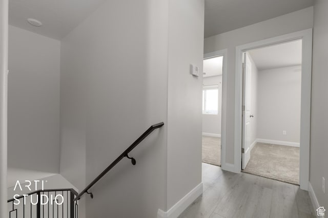 668 E Fiddlers Cove Dr Unit 35, Cedar City, UT 84721 - staircase with wood finished floors and baseboards