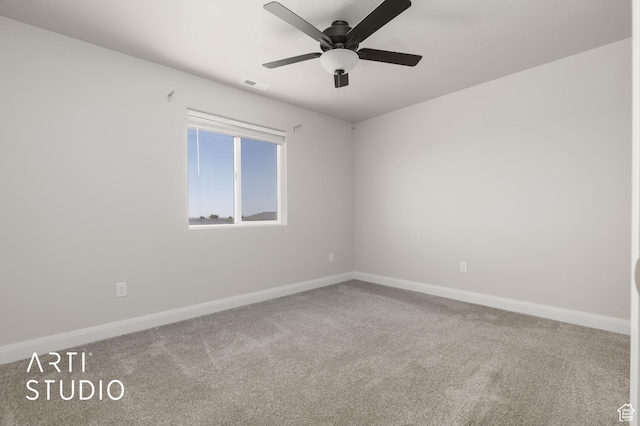 668 E Fiddlers Cove Dr Unit 35, Cedar City, UT 84721 - unfurnished room featuring carpet floors and a ceiling fan