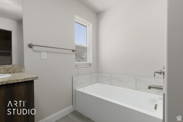 668 E Fiddlers Cove Dr Unit 35, Cedar City, UT 84721 - full bathroom featuring a bath and vanity