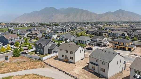 737 N Plainsman Dr Unit 108, Spanish Fork, UT 84660 - aerial perspective of suburban area featuring a mountain backdrop