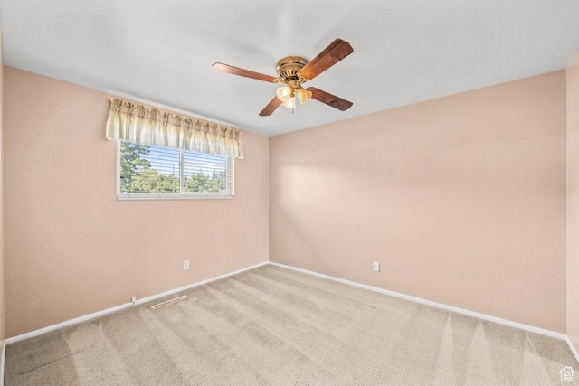 1632 Bennett St, Layton, UT 84041 - spare room with ceiling fan and carpet flooring