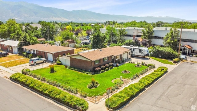 1632 Bennett St, Layton, UT 84041 - aerial view of residential area featuring mountains
