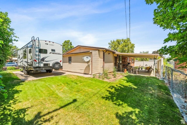1632 Bennett St, Layton, UT 84041 - back of property with a patio area