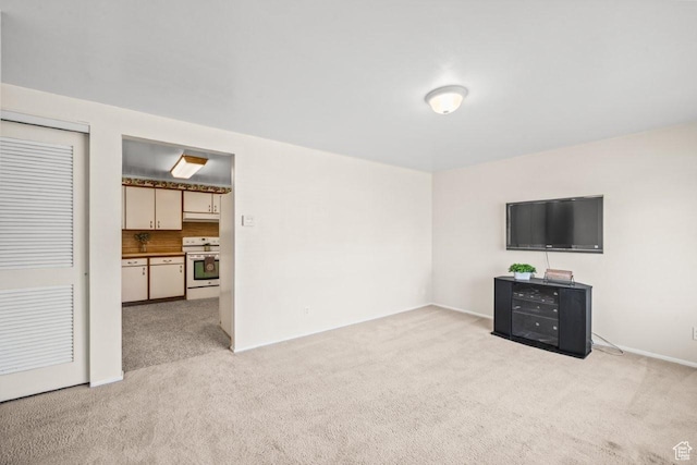 1632 Bennett St, Layton, UT 84041 - unfurnished living room with light colored carpet