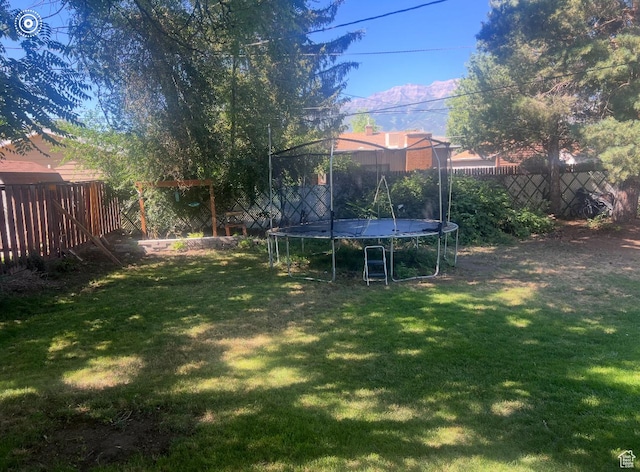 427 E 1070 S, Orem, UT 84097 - fenced backyard with a trampoline