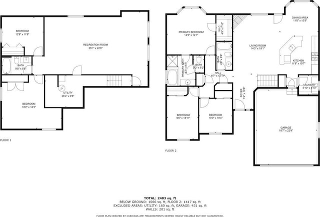 6515 S Mount Whitney Ln, West Valley City, UT 84118 - view of floor plan / room layout