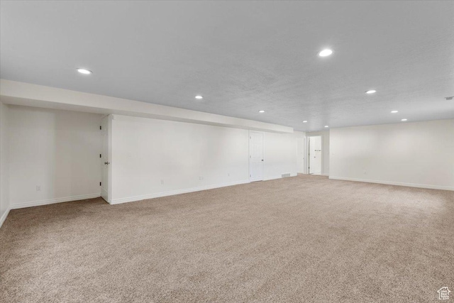 6515 S Mount Whitney Ln, West Valley City, UT 84118 - finished basement with recessed lighting and carpet