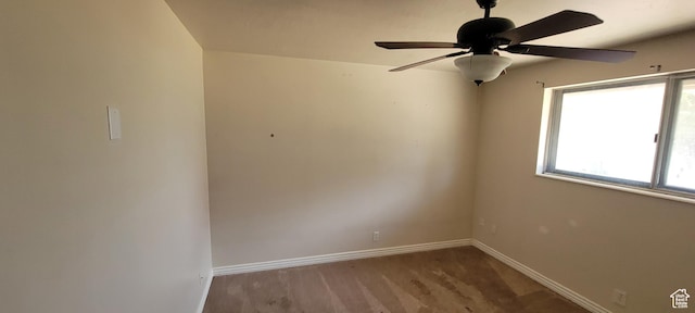 1226 N 450 W, Sunset, UT 84015 - carpeted empty room featuring a ceiling fan and baseboards