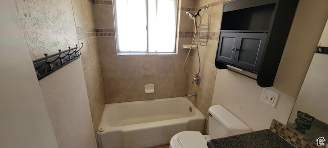 1226 N 450 W, Sunset, UT 84015 - bathroom with toilet and shower / washtub combination