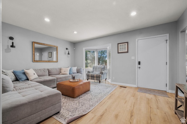 717 E 150 S, Provo, UT 84606 - living area with light wood-style floors and recessed lighting