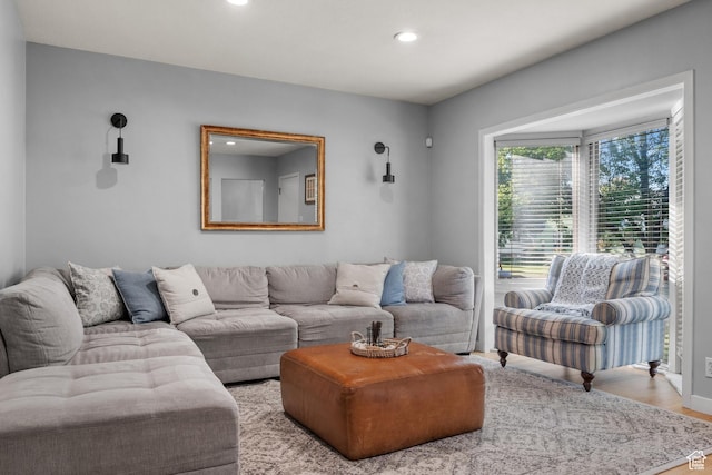 717 E 150 S, Provo, UT 84606 - living room featuring recessed lighting and wood finished floors