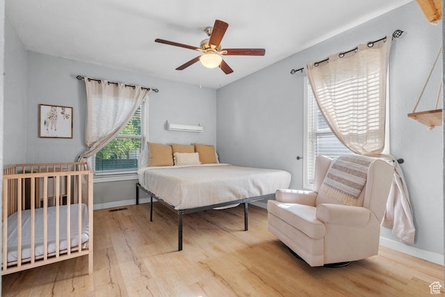 717 E 150 S, Provo, UT 84606 - bedroom featuring wood finished floors and a ceiling fan