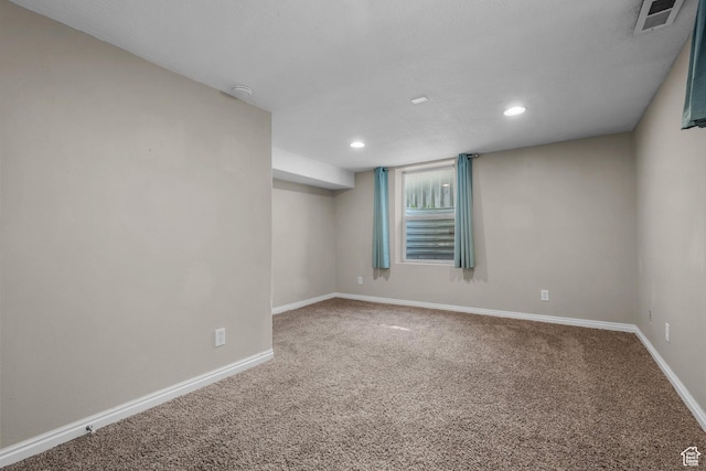 717 E 150 S, Provo, UT 84606 - carpeted spare room with baseboards and recessed lighting