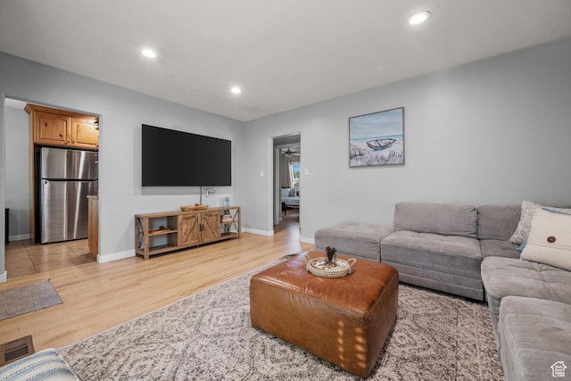 717 E 150 S, Provo, UT 84606 - living room with light wood finished floors and recessed lighting