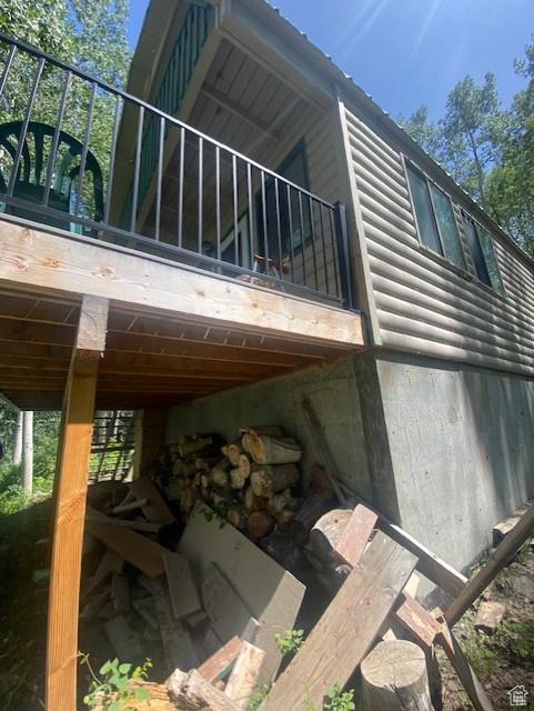 2160 S Aspen Ridge Dr, Coalville, UT 84017 - view of property exterior with log veneer siding