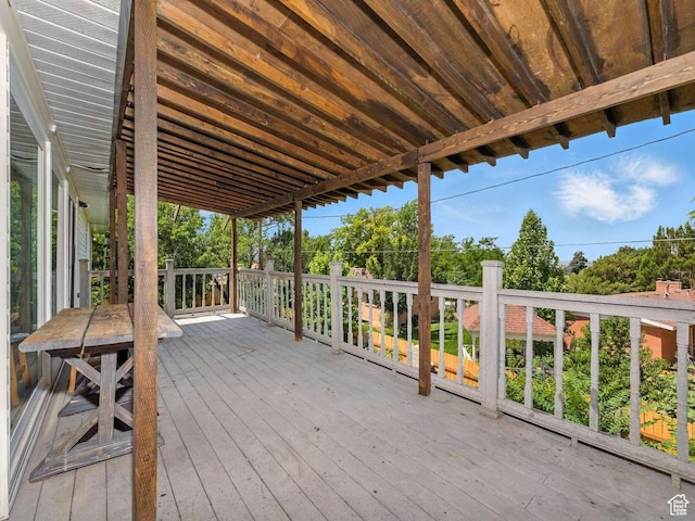 211 N 800 E, Bountiful, UT 84010 - view of wooden terrace