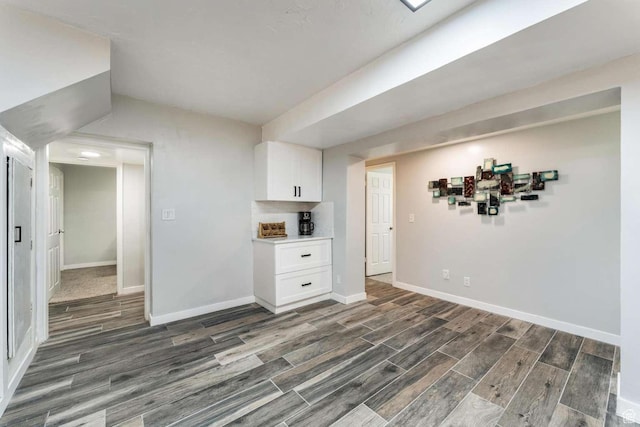 211 N 800 E, Bountiful, UT 84010 - unfurnished living room with dark wood-style floors and baseboards