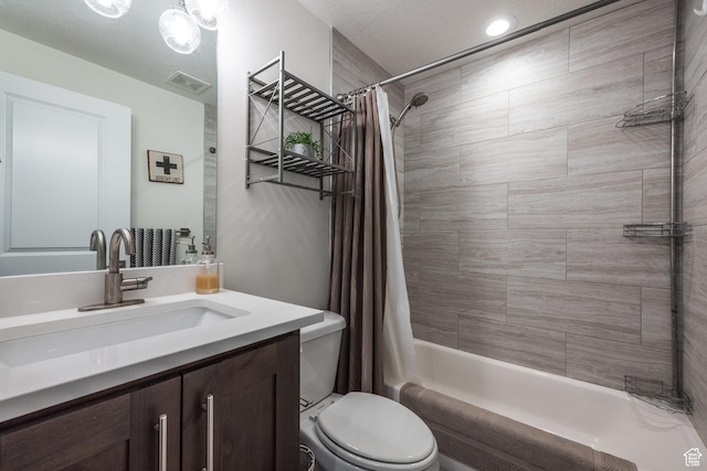 3302 Quarry Springs Dr, Park City, UT 84098 - full bath with shower / bathtub combination with curtain, vanity, and recessed lighting