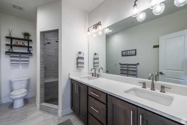 3302 Quarry Springs Dr, Park City, UT 84098 - bathroom with double vanity and a tile shower