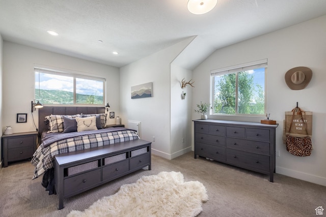 3302 Quarry Springs Dr, Park City, UT 84098 - bedroom with light colored carpet, multiple windows, and recessed lighting