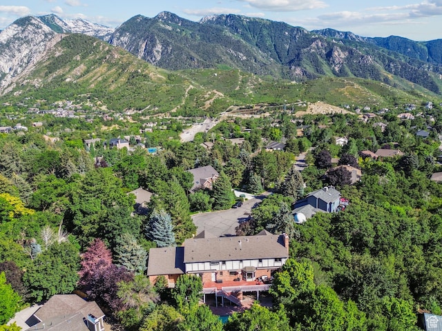9618 S Ruskin Cir E, Sandy, UT 84092 - aerial view of property's location featuring a mountain backdrop