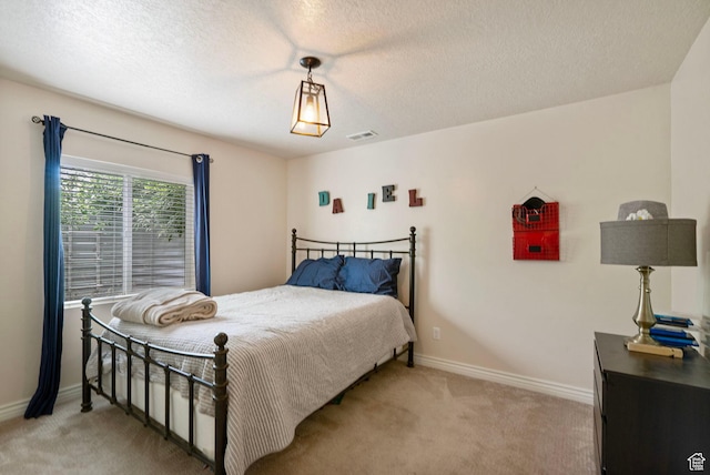 598 W Sandhill Dr, Lehi, UT 84043 - bedroom featuring light colored carpet and a textured ceiling