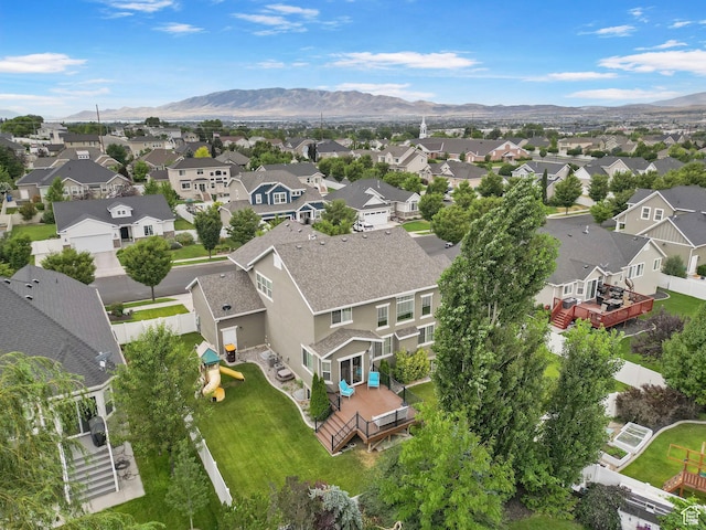 598 W Sandhill Dr, Lehi, UT 84043 - aerial perspective of suburban area featuring mountains