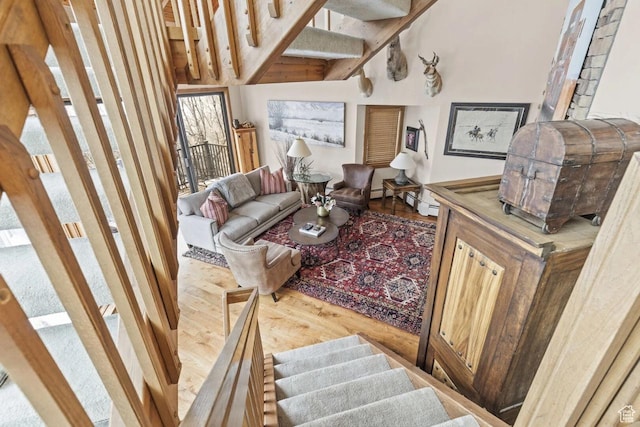 1290 Pinnacle Dr, Park City, UT 84060 - living area with wood finished floors